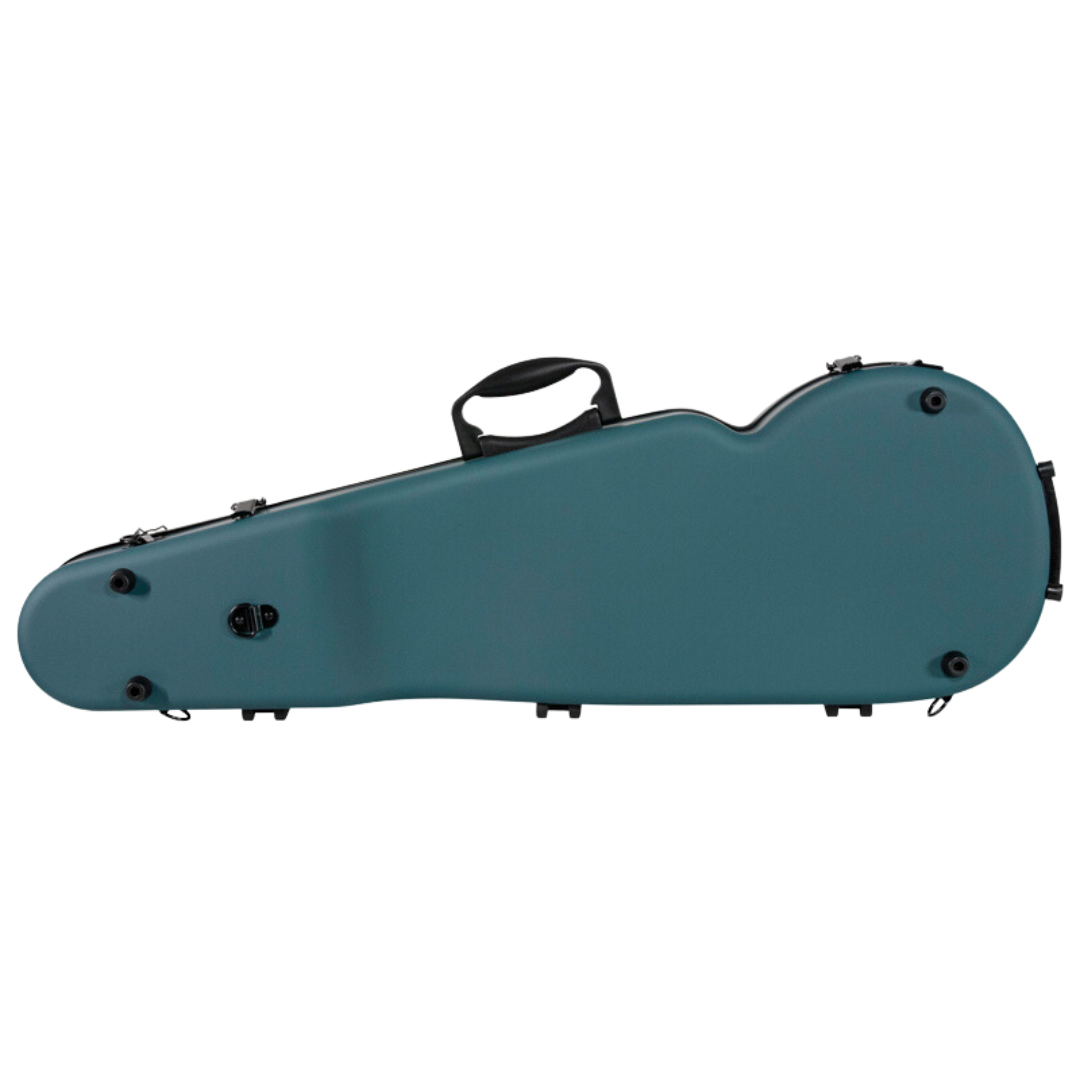 RAAN Shaped Violin Case Mediterranean Blue 1/41/2 Simply for Strings