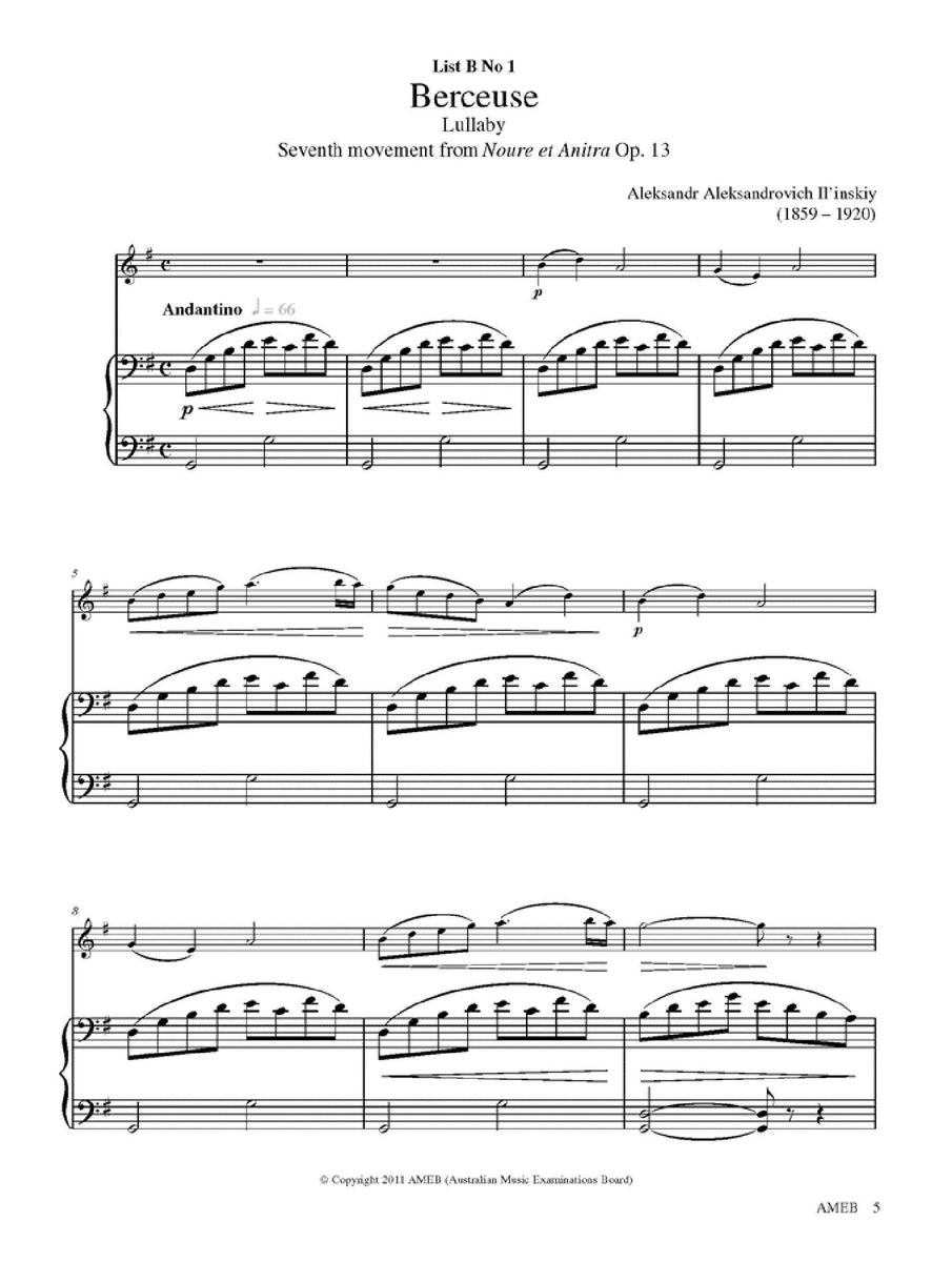 AMEB Violin Series 9 Grade 3 Simply for Strings