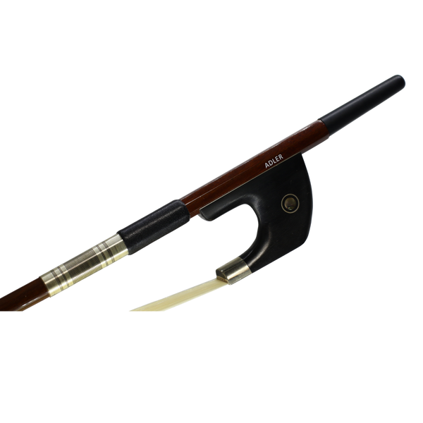 Adler Pernambuco Double Bass Bow with Round Stick German 3/4