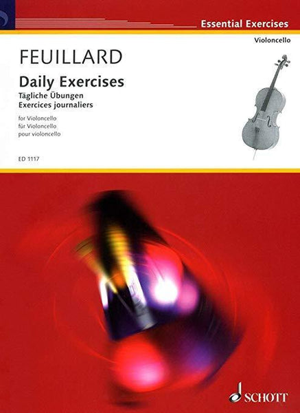 Feuillard, Daily Exercises for Cello (Schott)