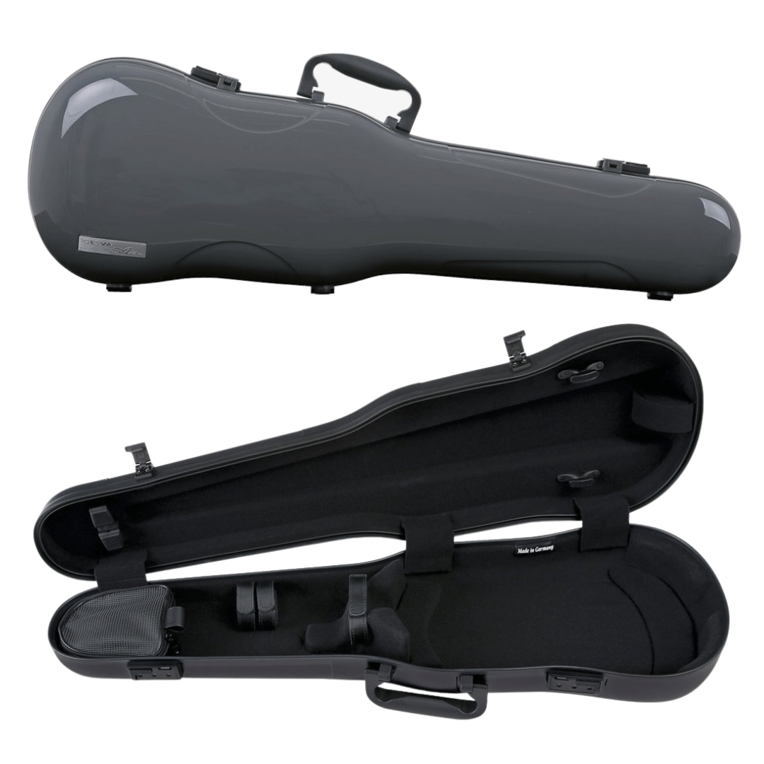 GEWA Air 1.7 Shaped Violin Case 4/4 Grey Gloss Simply for Strings