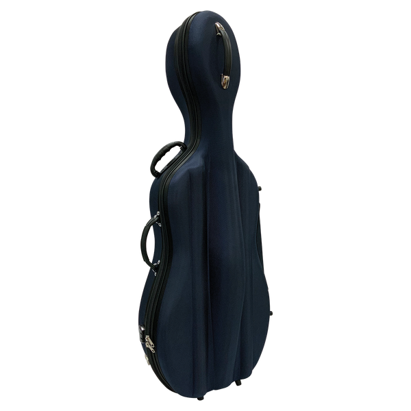 Hard Cello Bag with Wheels 4/4 Blue