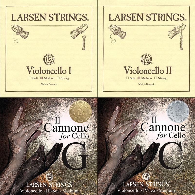 Larsen Original/Il Cannone Cello Combination String Set 4/4 Larsen O