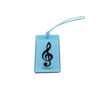 Luggage Tag - Soft Rubber with Treble Clef