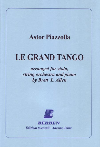 Piazzolla, Le Grand Tango for Viola and Piano (Berben)