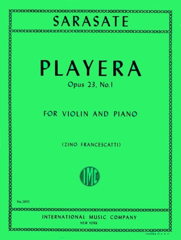Pablo de Sarasate : Habanera :Spanish Dance Op21 No2:Arr. For violin