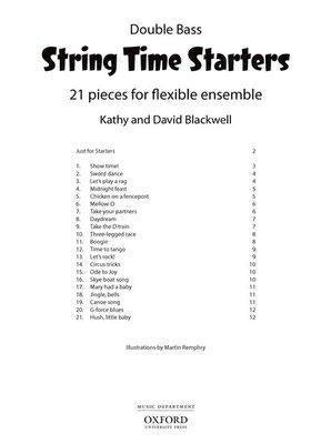 String Time Starters for Double Bass
