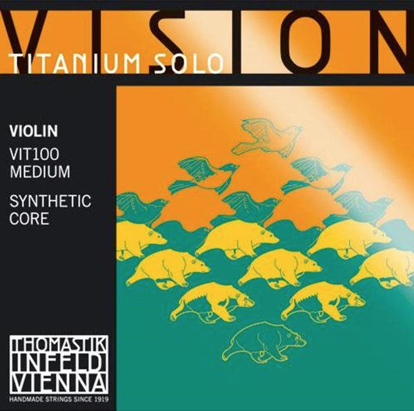 Thomastik Vision Titanium Solo Violin String Set 4/4