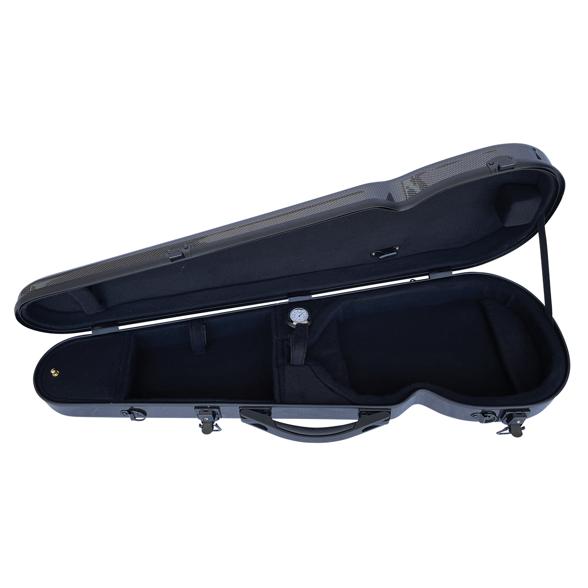 Vivo Polycarbonate Shaped Violin Case 3/4 Black Simply for Strings