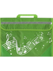 Wavy Stave Music Bag - Green