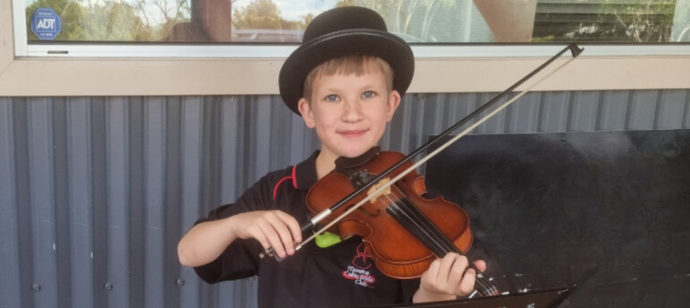 Introducing Eli: The Young Violinist Bringing Music to Millmerran!