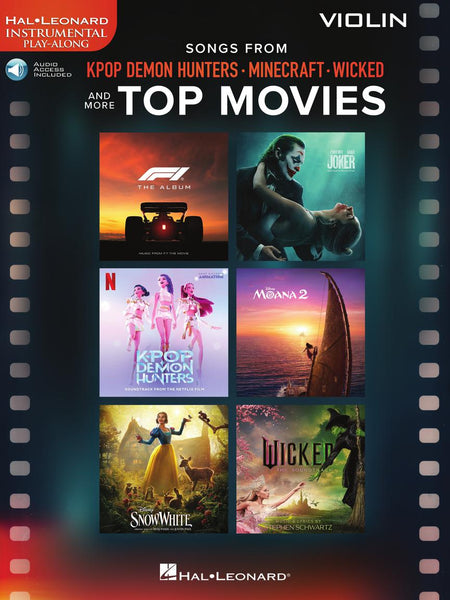 Songs from KPop Demon Hunters, Minecraft, Wicked and More Top Movies for Violin