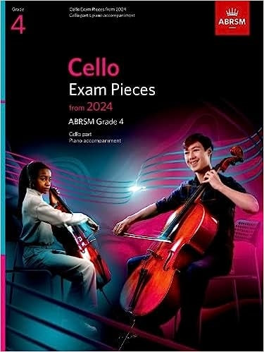 ABRSM Cello Exam Pieces from 2024 Grade 4 Score and Part