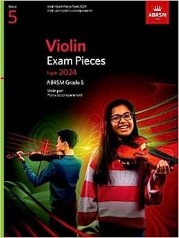 ABRSM Violin Exam Pieces from 2024 Grade 5 Score and Part