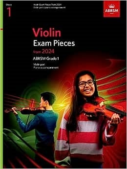 ABRSM Violin Exam Pieces from 2024 Grade 1 Score and Part