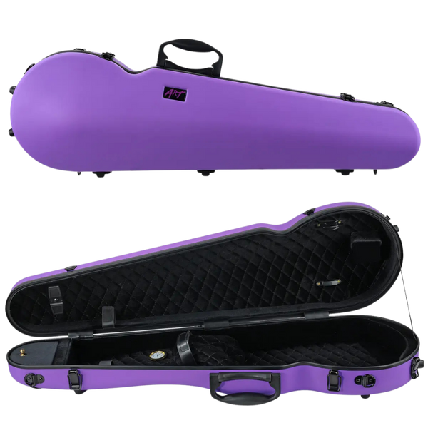 ART Shaped Violin Case Amethyst Purple 3/4-4/4