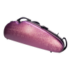 HQ Polycarbon Violin Case Half Moon Adjustable 1/2-4/4 - DIGI Pink