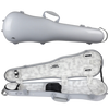 JML Carbon Fibre 1.5 Shaped Violin Case Silver 4/4