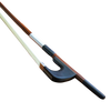 Schumann Ipe Wood Double Bass Bow Silver Mounted German 3/4