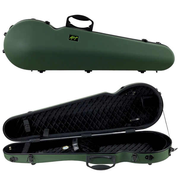 ART Shaped Violin Case Avocado Green 3/4-4/4