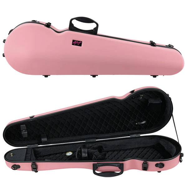 ART Shaped Violin Case Fairy Floss 1/4-1/2