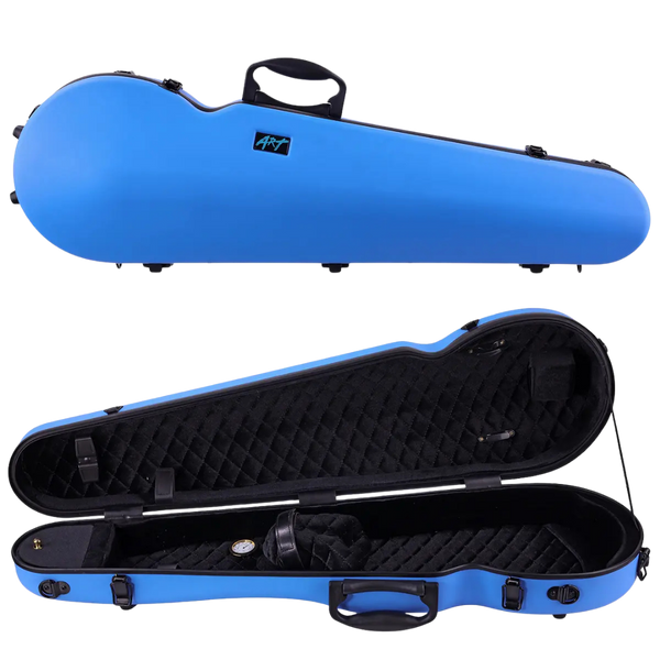 ART Shaped Violin Case Sky Blue 3/4-4/4