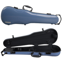 GEWA Air 1.7 Shaped Violin Case 4/4 Blue Gloss with Subway Handle