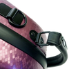 HQ Polycarbon Violin Case Half Moon Adjustable 1/2-4/4 - DIGI Pink