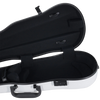 GEWA Air 1.7 Shaped Violin Case 4/4 White Gloss with Subway Handle