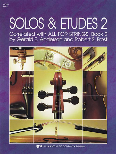 Solos and Etudes Book 2 Violin