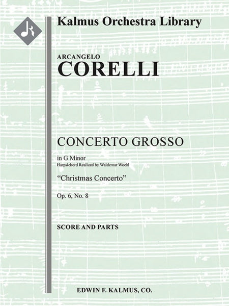 Corelli, Concerto Grosso Op. 6 No. 8 - Set of Parts
