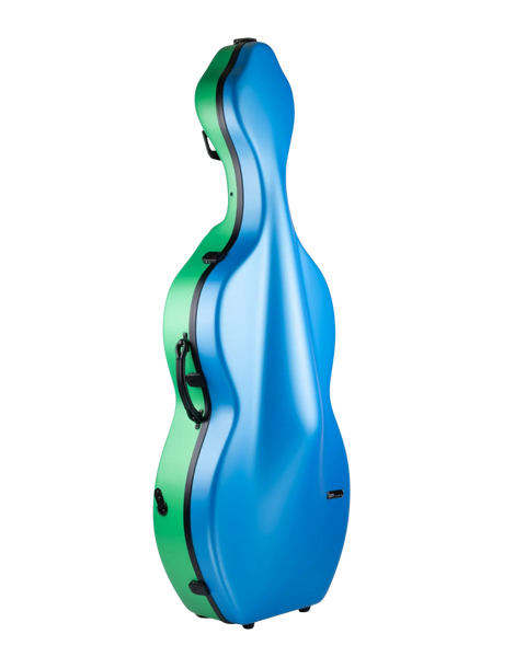 BAM Bonbon Hightech Cello Case Blue and Green 4/4