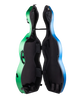 BAM Bonbon Hightech Cello Case Blue and Green 4/4