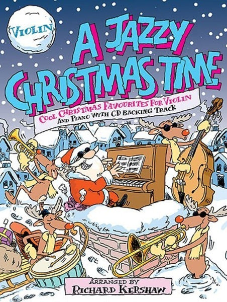 A Jazzy Christmas Time for Violin Book with CD