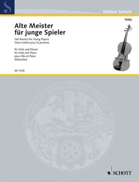 Old Masters for Young Players for Viola and Piano (Schott)