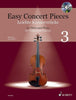 Easy Concert Pieces Volume 3 for Violin and Piano with CD (Schott)