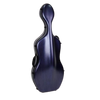 HQ Polycarbon Cello Case 4/4 - Brushed Blue Large