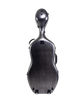 HQ Nouveau Cello Case 4/4 - Brushed Silver and Black