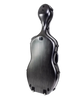 HQ Nouveau Cello Case 4/4 - Brushed Silver and Black