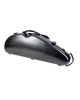 HQ PC Nouveau Half Moon Violin Case 1/2-4/4 - Silver and Black
