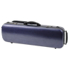 HQ Polycarbon Violin Case Oblong 4/4 - Brushed Blue