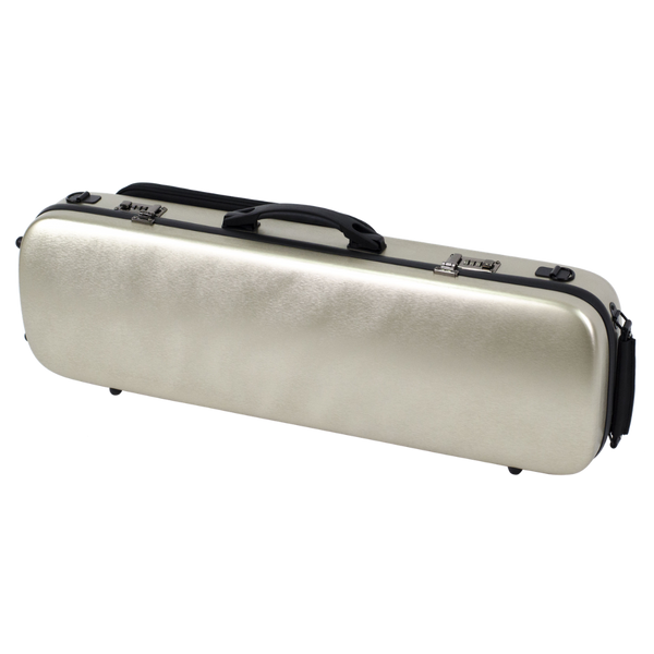 HQ Polycarbon Viola Case Oblong - Brushed Champagne