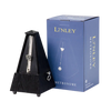 Linley Mechanical Metronome Pyramid with Bell Black