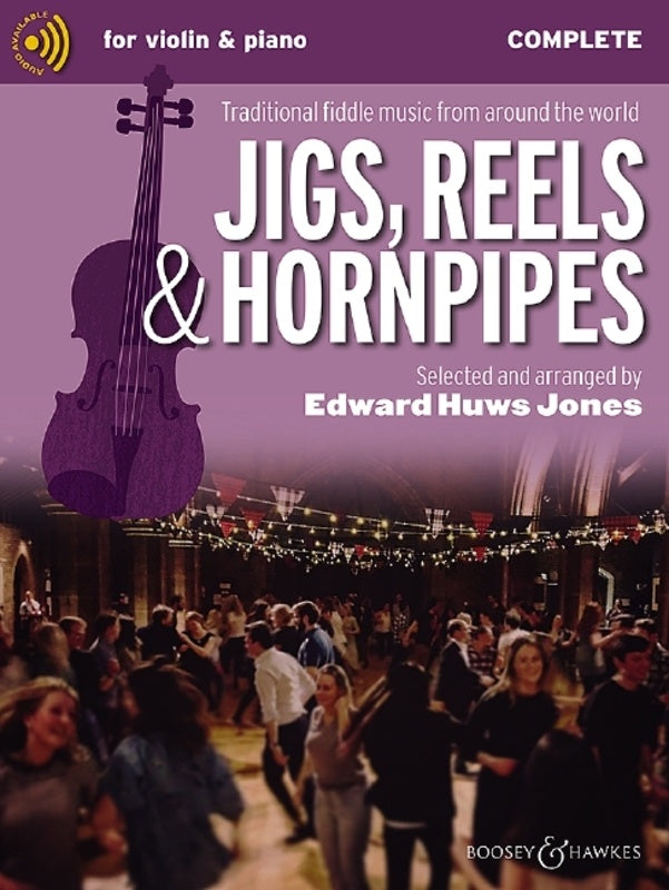 Huws Jones, Jigs, Reels and Hornpipes for Violin and Piano with Online