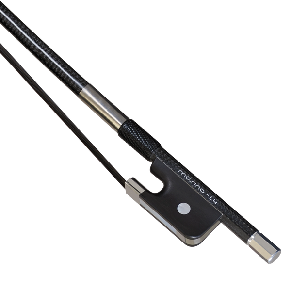 Muesing Double Bass Bow French: L4 Carbon Fibre with Stainless Steel Fittings