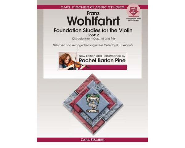 Wohlfahrt, Foundation Studies Book 2 for Violin with DVD (Fischer)
