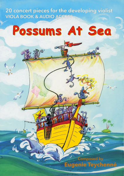 Possums at Sea for Viola with Online Accompaniment