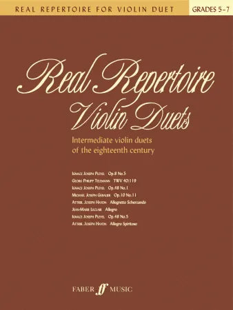 Real Repertoire Violin Duets