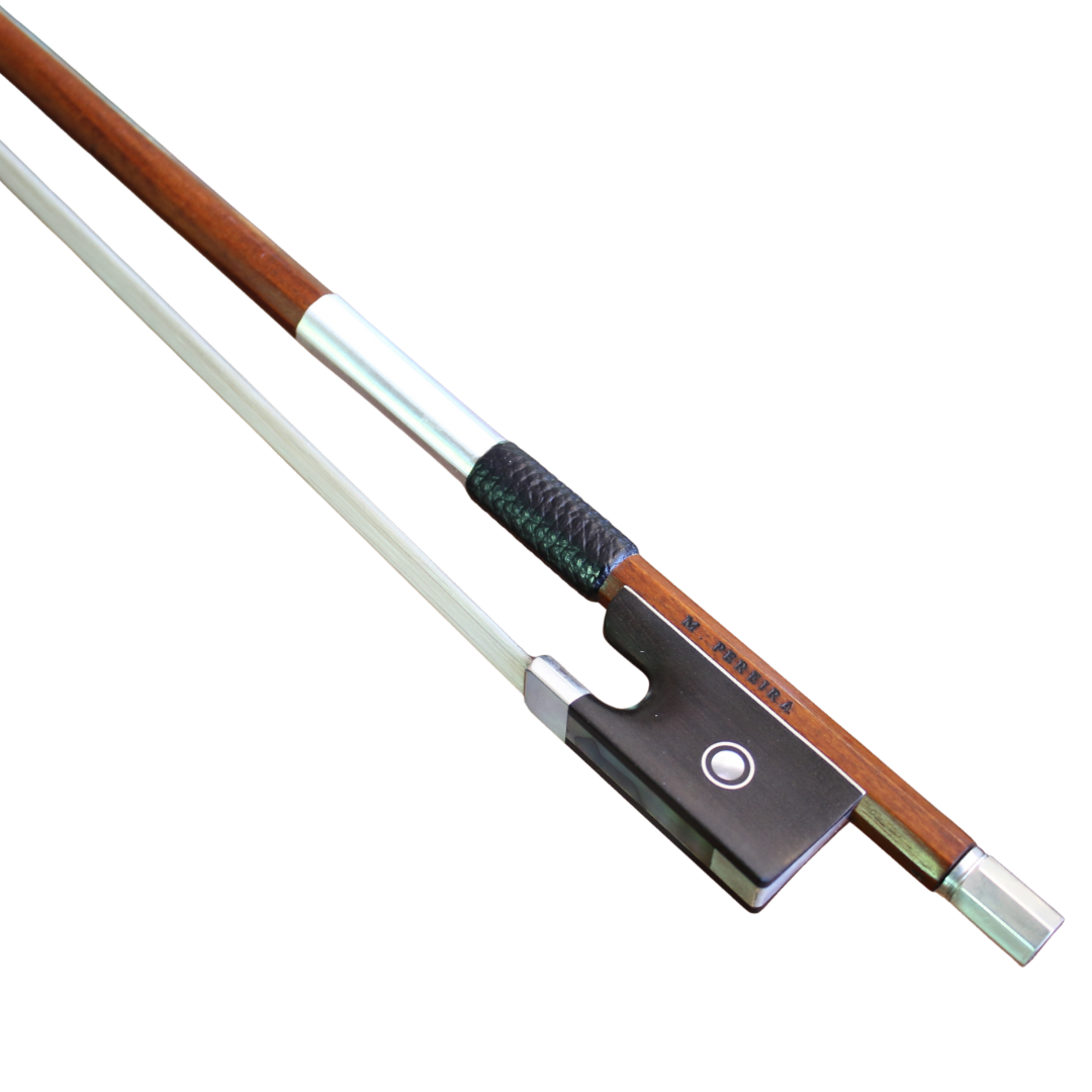 M. Pereira Pernambuco Violin Bow Sterling Silver Round 61g (L’Archet B ...