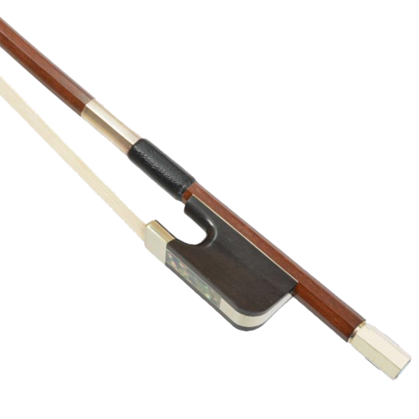 Schumann Ipe Wood Double Bass Bow Silver Mounted French 3/4